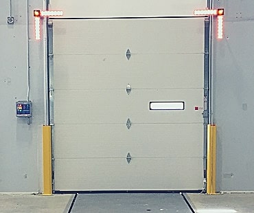 warehouse truck dock door edge lights