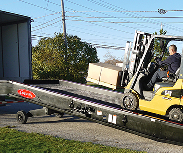 Steel Mobile Truck Trailer Dock Ramp Cleveland Akron
